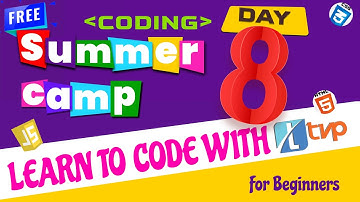 Coding Summer Camp Day 8 | Online Coding Classes for school students | HTML & CSS for Beginners