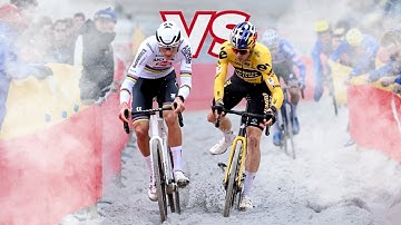 EPIC CYCLING BATTLES | Mathieu van der Poel vs Wout Van Aert | 2024 CX