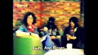 Guns N' Roses- Slash and Izzy Stradlin interview 1987 chords
