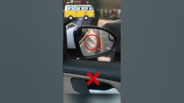 How to use rearview mirrors correctly #manual #automobiles #skill #tips #learncar #drivinglesson