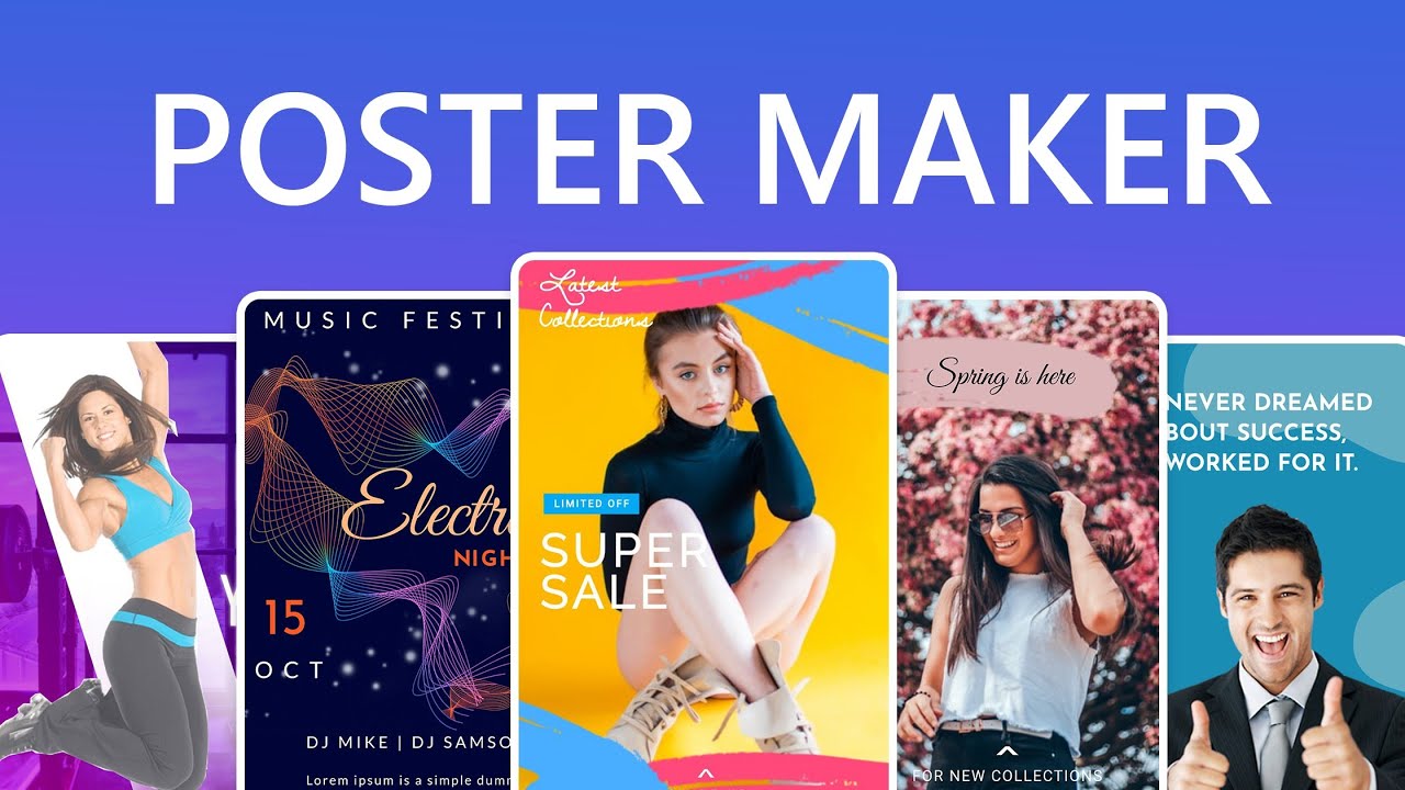 Poster maker app with Video animation - Splendid poster maker 