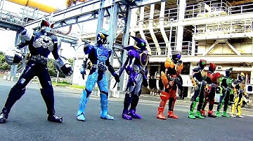 BEST HENSHIN SCENE EVER! - Kamen Rider OOO ALL COMBOS Henshin [HD]