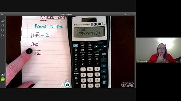 Square Roots on TI Calculator