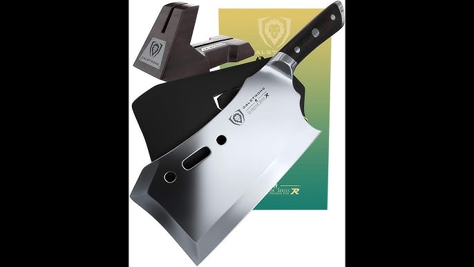 Dalstrong Heavy Duty Obliterator Meat Cleaver - 9 Blade German Steel  with Included Display Stand