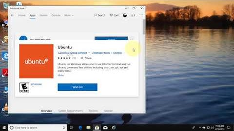 How to Install Windows Subsystem for Linux [Ubuntu]