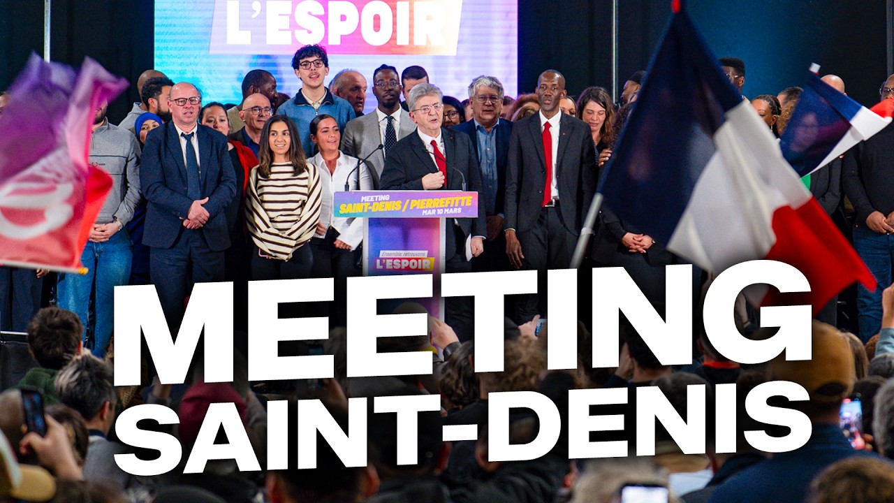 Meeting avec Bally Bagayoko, Eric Coquerel et Jean-Luc Mélenchon à Saint-Denis !