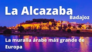 La MURALLA ÁRABE más GRANDE de EUROPA | ALCAZABA de BADAJOZ