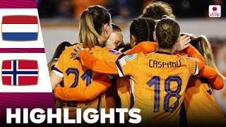 Nederland versus Noorwegen | Hoogtepunten | Euro-kwalificatietoernooi dames 09-04-2024