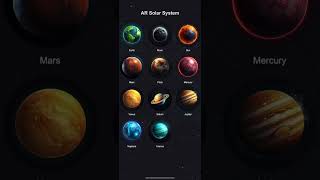 AR Solar System - Unity Template - Downloadable screenshot 1