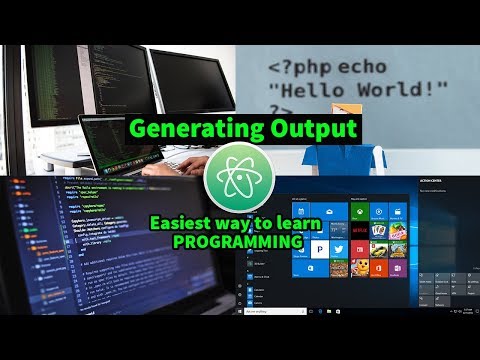 Output In C Easiest Way To Generate Output With Atom Editor In Windows 10 #8