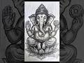 Lord Ganesha Pencil Drawing | Ganpati Bappa Sketch  | Ganesh Ji #shorts #viral #Drawing #art