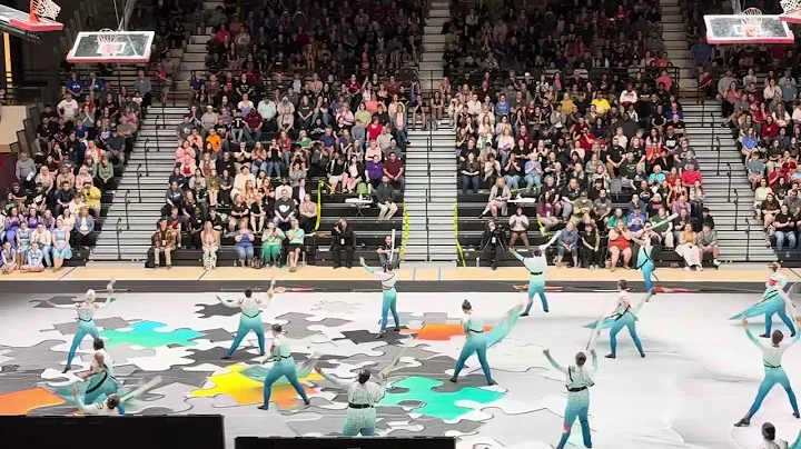 Winter guard wgpo puzzle show wgpo #winterguard #flag #puzzle #guard  #dance #colorguard #wgi