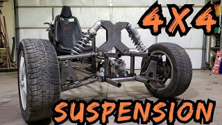 SHOCKING!! 4x4 CROSSKART Front Suspension! Subaru Drivetrain