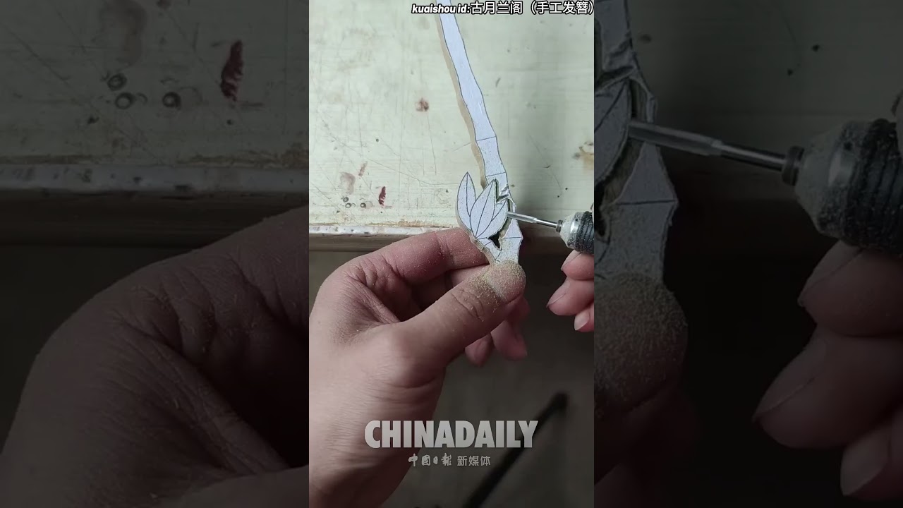 Make a wooden hairpin from scratch