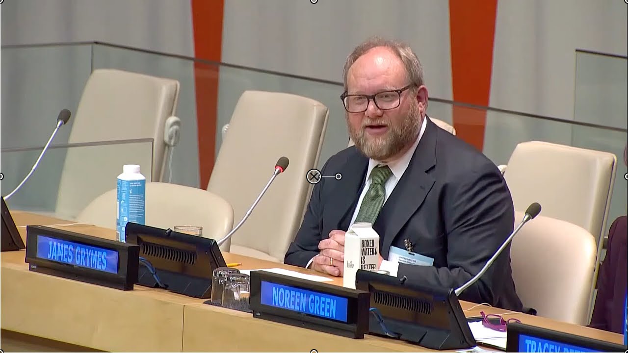 Grymes James A. Grymes speaks at the United Nations - YouTube