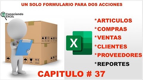 Utiliza un SOLO Formulario de Detalle |Cómo CREAR CONTROL de INVENTARIOS en EXCEL desde CERO CAP 37