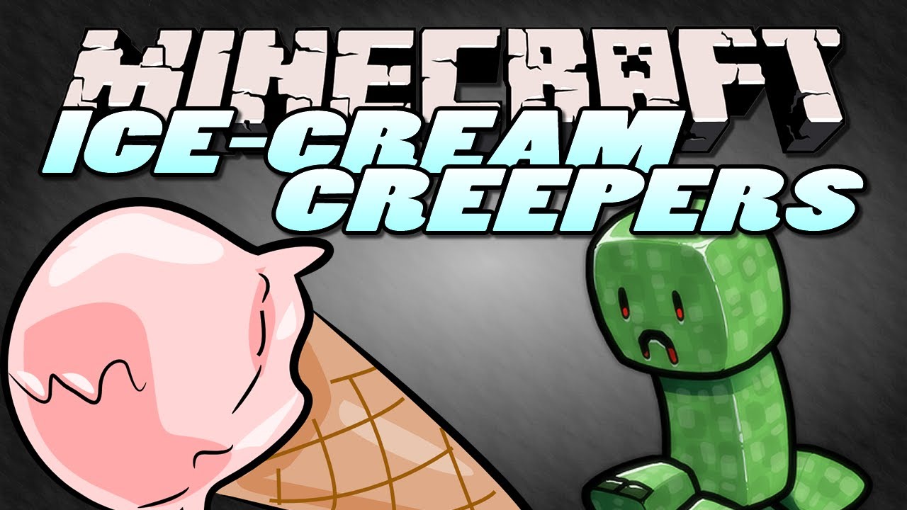 Minecraft, Ice Cream Creepers Mod (ICE CREAM EXPLOSIONS)