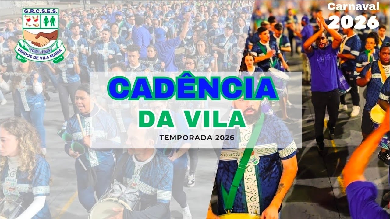 Cadência da Vila 2026 - Ensaio Técnico específico de Bateria Vila Maria