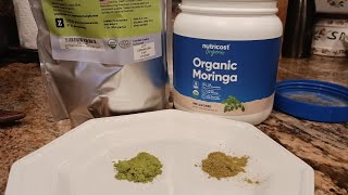 2096. Best Moringa Powder Supplement Brand vs Zen Principle vs Nutricost quality bright fresh zesty