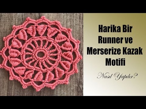 Çok Güzel ve Çok Kolay Motif / Runner Motifi / Beautiful Knitting Crochet