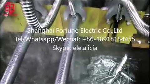 Horizontal continuous casting machine for aluminium rod