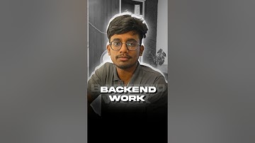 what is Backend work in tamil #coding #movie #techtech #fullstack #developer #javascript