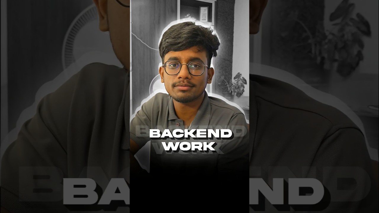 what is Backend work in tamil 