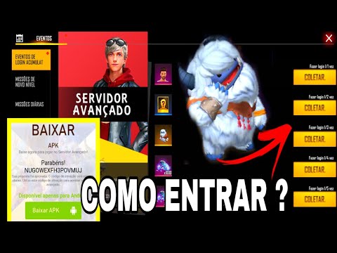 PASSO A PASSO PARA ENTRAR NO SERVIDOR AVANÇADO! (COMO ENTRAR) - CODIGO  INVALIDO SERVIDOR AVANÇADO 