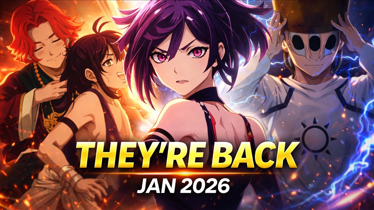 Top 10 Returning Anime in January 2026 You CAN’T Miss (JJK, Frieren, Undead Unluck)