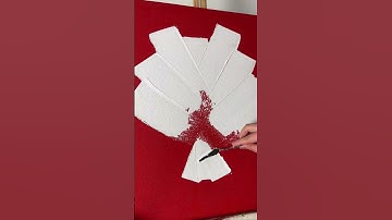 Vẽ Tranh Cát Nổi | Acrylic Painting For Beginners Tutorial