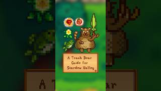 Oh Trash Bear 😔✊🩷 #stardewvalley #tips #fyp