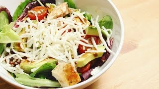 Simple Green Salad with Chicken | Простой Зеленый Салат с Курицей Simple Green Salad with Chicken | Простой Зеленый Салат с Курицей