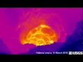 Thermal View of Active Lava Pond in Halema`uma`u Vent