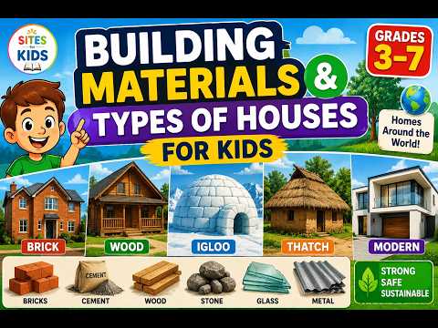 Material for building houses and Types of houses