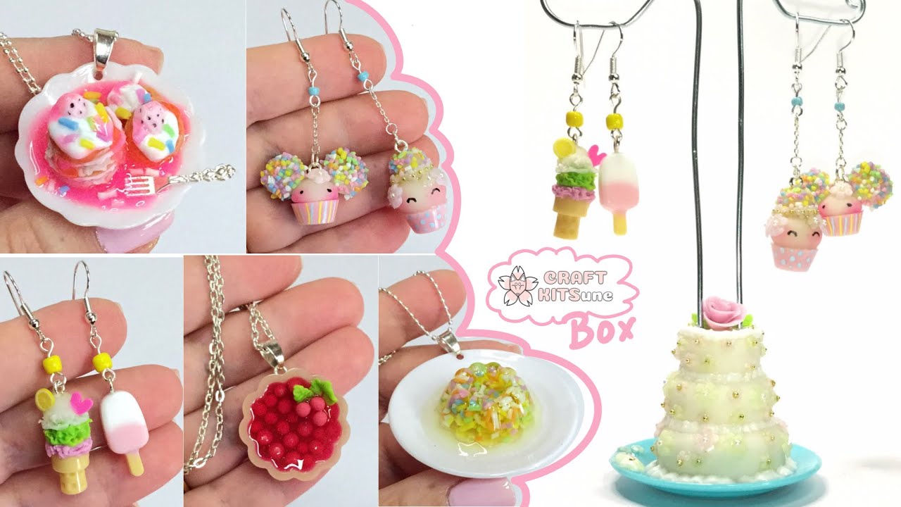 Resin Crafts JewelryCraft Kitsune Just Desserts Box Air Dry Clay