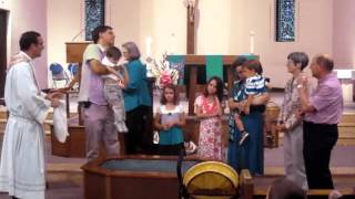 Alex's baptism