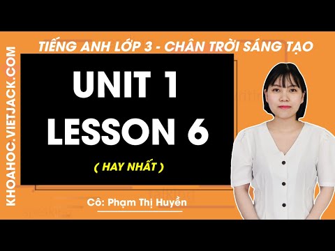 Video Tiếng Anh lớp 3 - Unit 1 - Lesson 6 - trang 15 - Chân... - YouTube