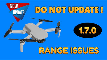 DJI FLY UPDATE V.1.7.0 RANGE ISSUES (DJI Mini 2) IOS