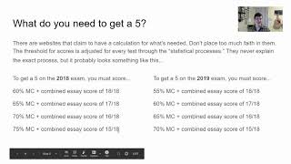 How the AP Lang exam is scored