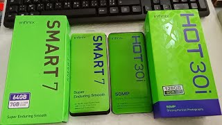 infinix Hot 30i vs infinix Smart 7 : speed test