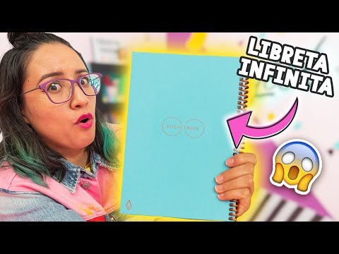 La LIBRETA del FUTURO que es "INFINITA" 📒✨¿FUNCIONA? | Rocketbook 💜💙💚💛🧡❤️ Yo Soy Crafty Liz