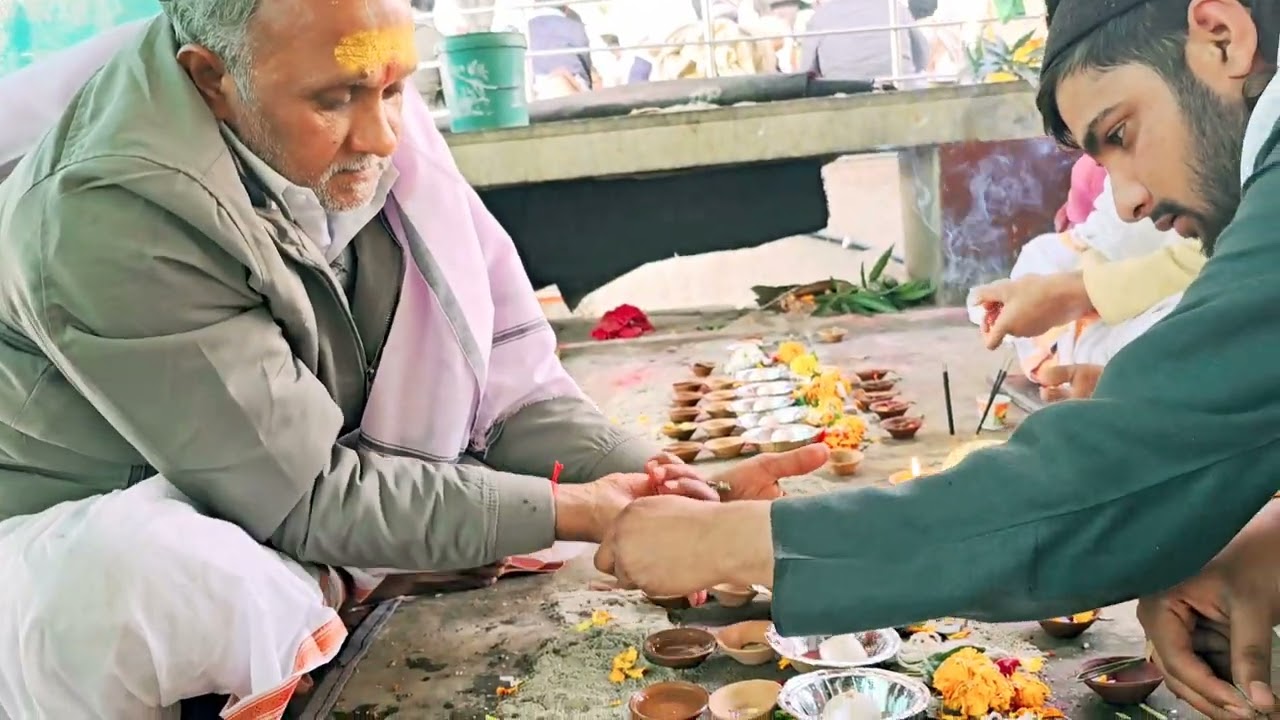 नारायणबली एवम त्रिपिंडी दोनों एक साथ सतना ( मध्य प्रदेश ) से यजमान का वाराणसी पिसाचमोचन मे पूर्ण हुआ