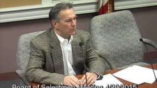 Norfolk Board of Selectmen Meeting - April 29, 2015