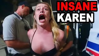 Psycho Karen has a MELTDOWN During Arrest (INSANE)