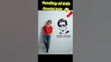 Facebook Tending Ai Photo Editing | Gemini Ai Photo Editing | Ai Editing #picsart #edit #tutorial
