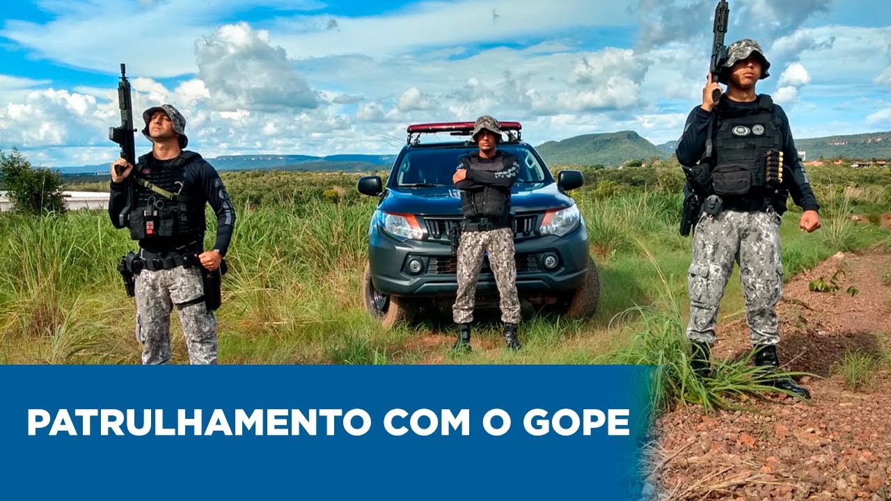 PATRULHAMENTO COM O GOPE.