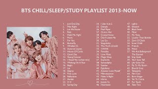 BTS ~ Chill/Sleep/Study Playlist 2013 - Now