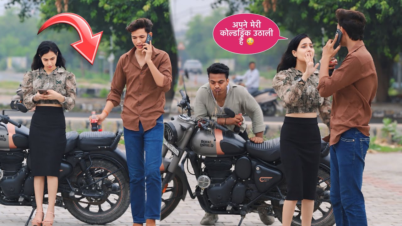 लड़की की Coldrink चुराली 😜 || Gone Wrong || Squad Prank || 