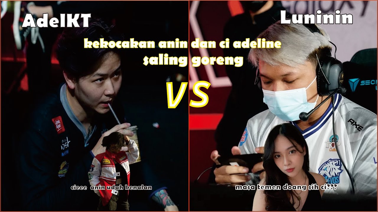 KETIKA CI ADELL & ANIN SALING GORENG II ADELKT VS LUMININ #mediashareon