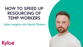 How to speed up resourcing of temp workers in Bullhorn